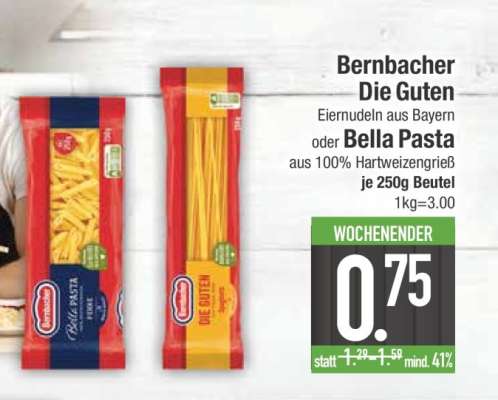 Bernbacher Die Guten oder Bella Pasta