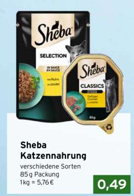 SHEBA Katzennahrung