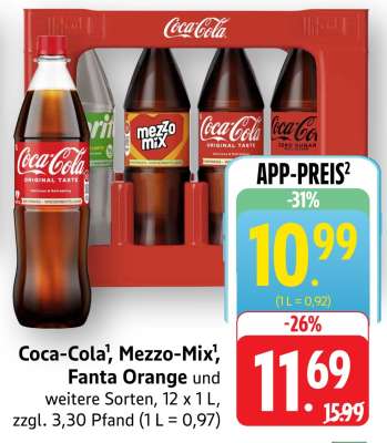 Coca-Cola, Mezzo Mix, Fanta Orange
