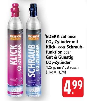 EDEKA zuhause CO₂-Zylinder