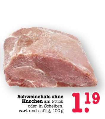 Schweinehals ohne Knochen