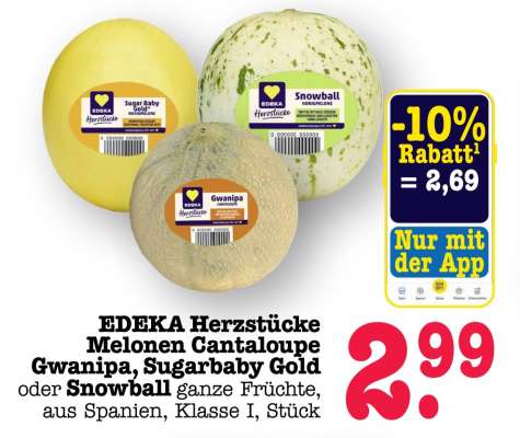 EDEKA Herzstücke Melonen