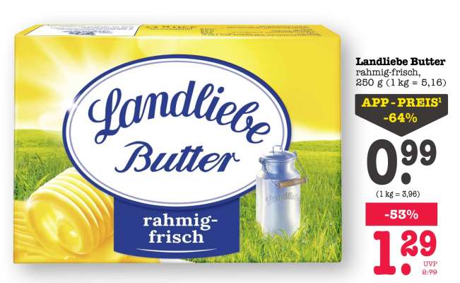 Landliebe Butter