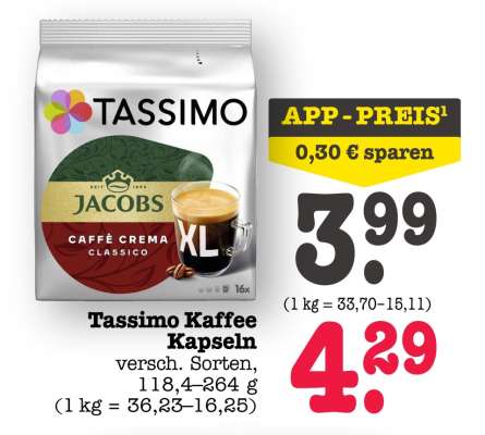 Tassimo Kaffee- kapseln*