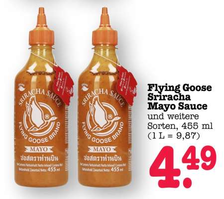 Flying Goose Sriracha Mayo Sauce