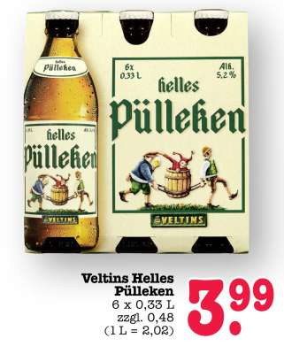 Veltins helles Pülleken*