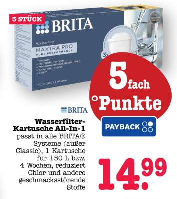 BRITA Wasserfilter-Kartusche All-In-1