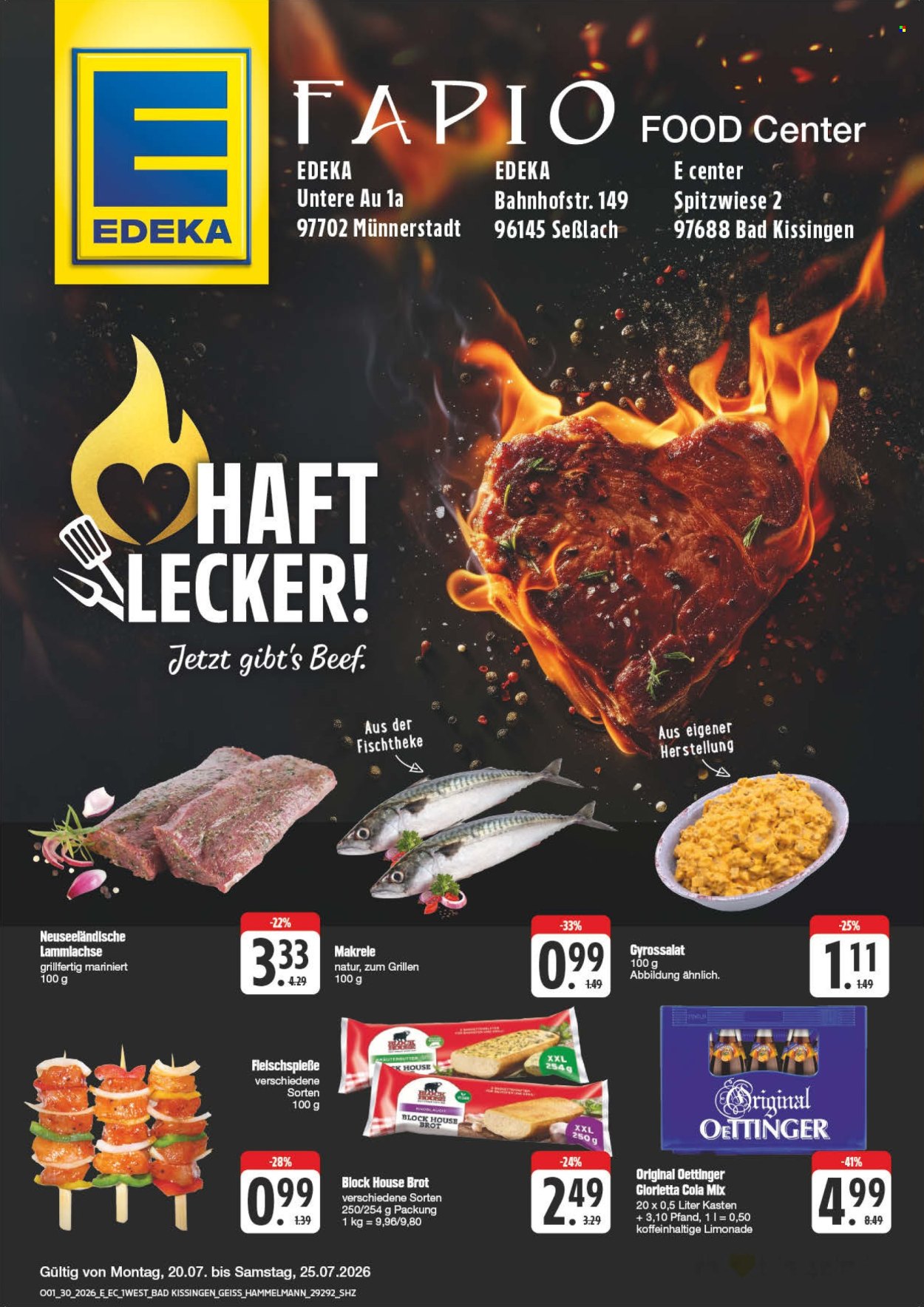 E center Prospekte  - 20.7.2026 - 25.7.2026. Seite 2