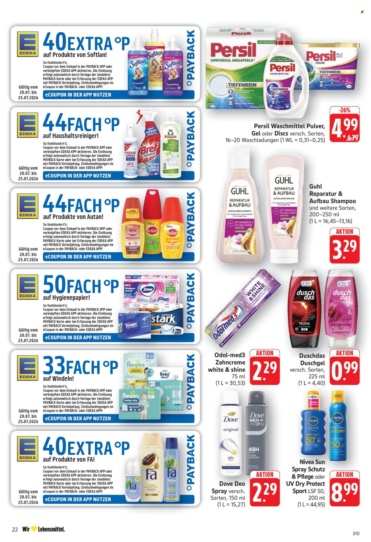 E center Prospekte  - 20.7.2026 - 25.7.2026. Seite 22