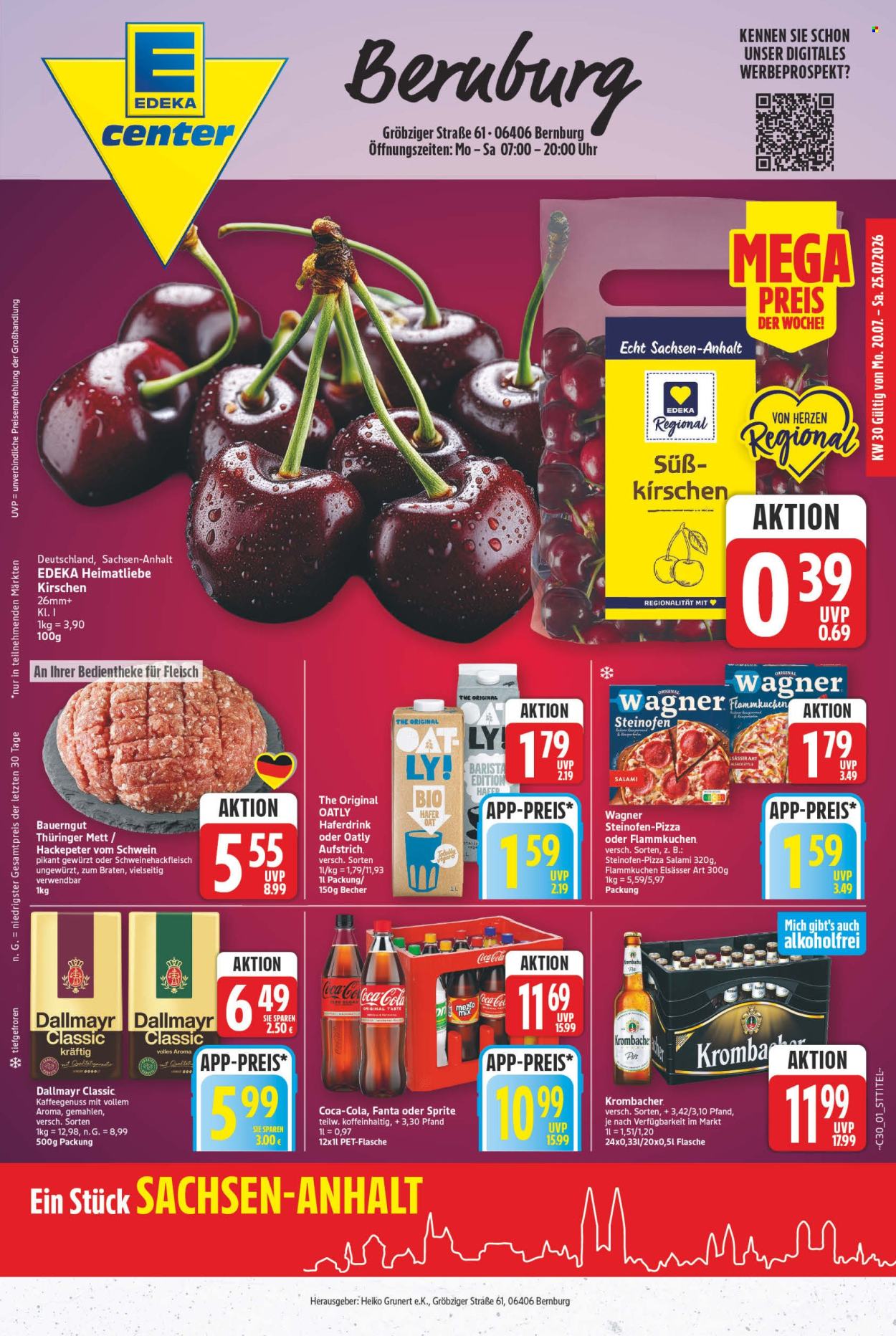 E center Prospekte  - 20.7.2026 - 25.7.2026. Seite 1