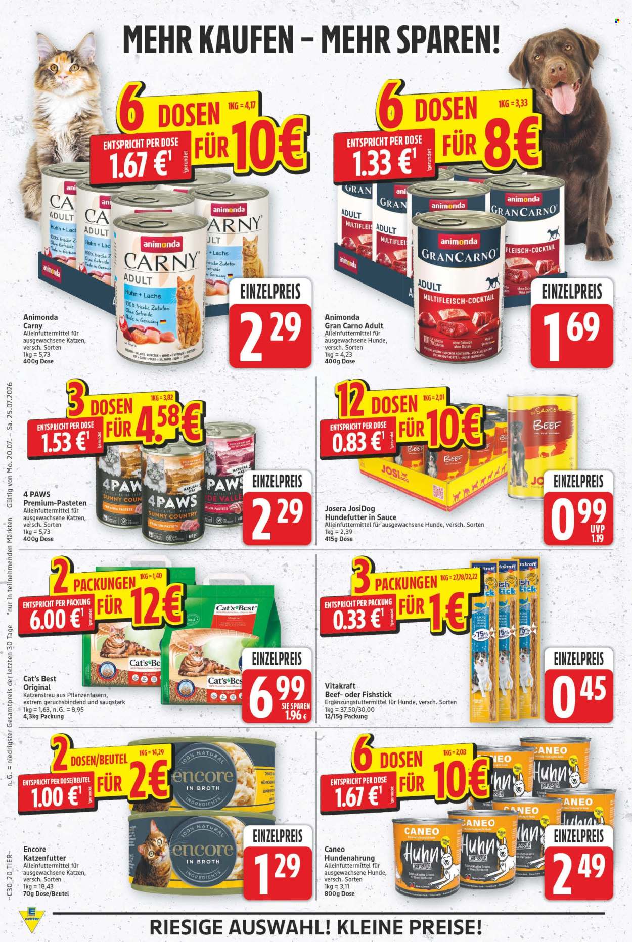 E center Prospekte  - 20.7.2026 - 25.7.2026. Seite 20