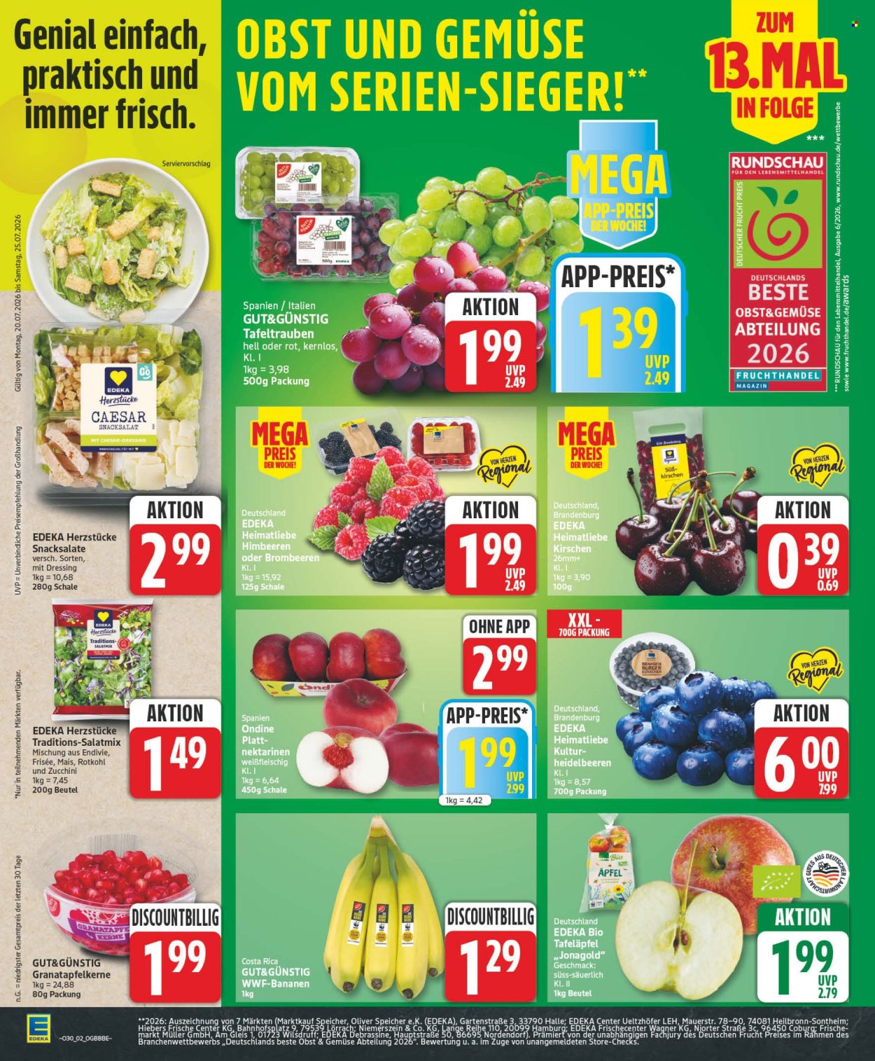 E center Prospekte  - 20.7.2026 - 25.7.2026. Seite 2