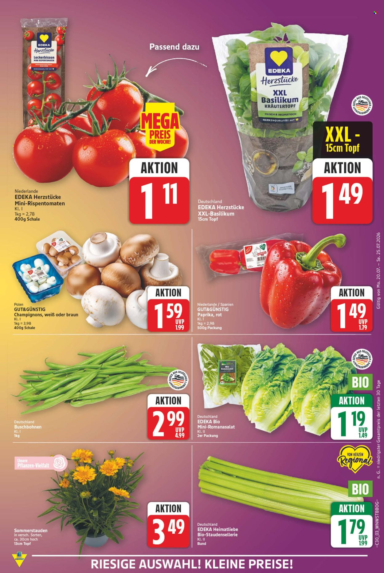 E center Prospekte  - 20.7.2026 - 25.7.2026. Seite 3