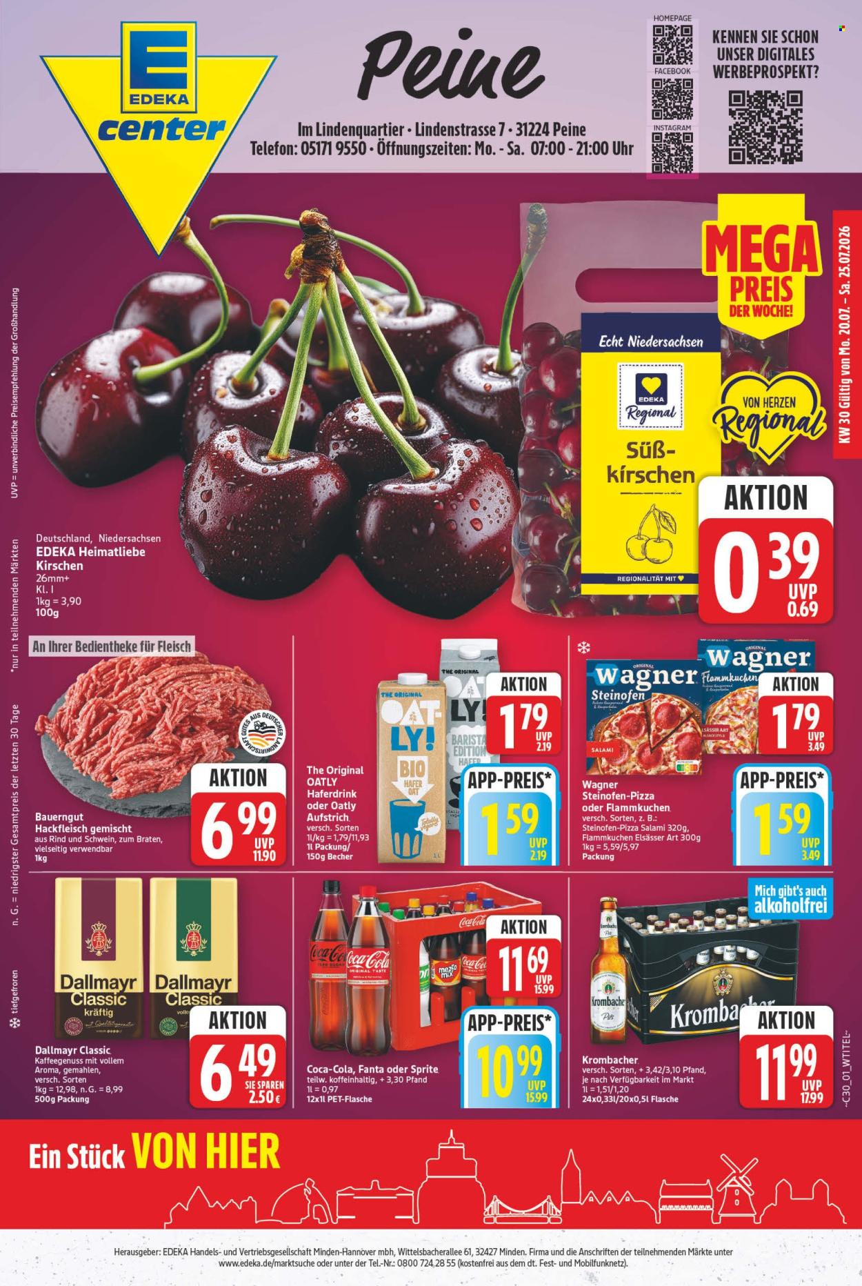 E center Prospekte  - 20.7.2026 - 25.7.2026. Seite 1