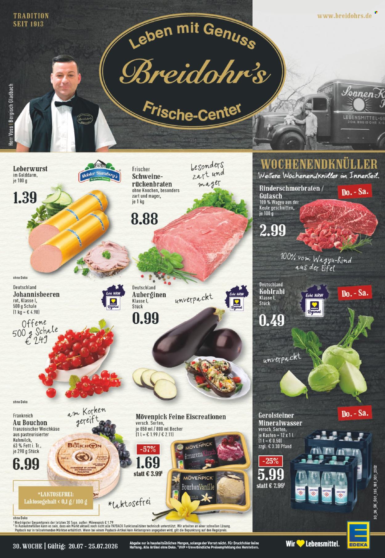 E center Prospekte  - 20.7.2026 - 25.7.2026. Seite 1