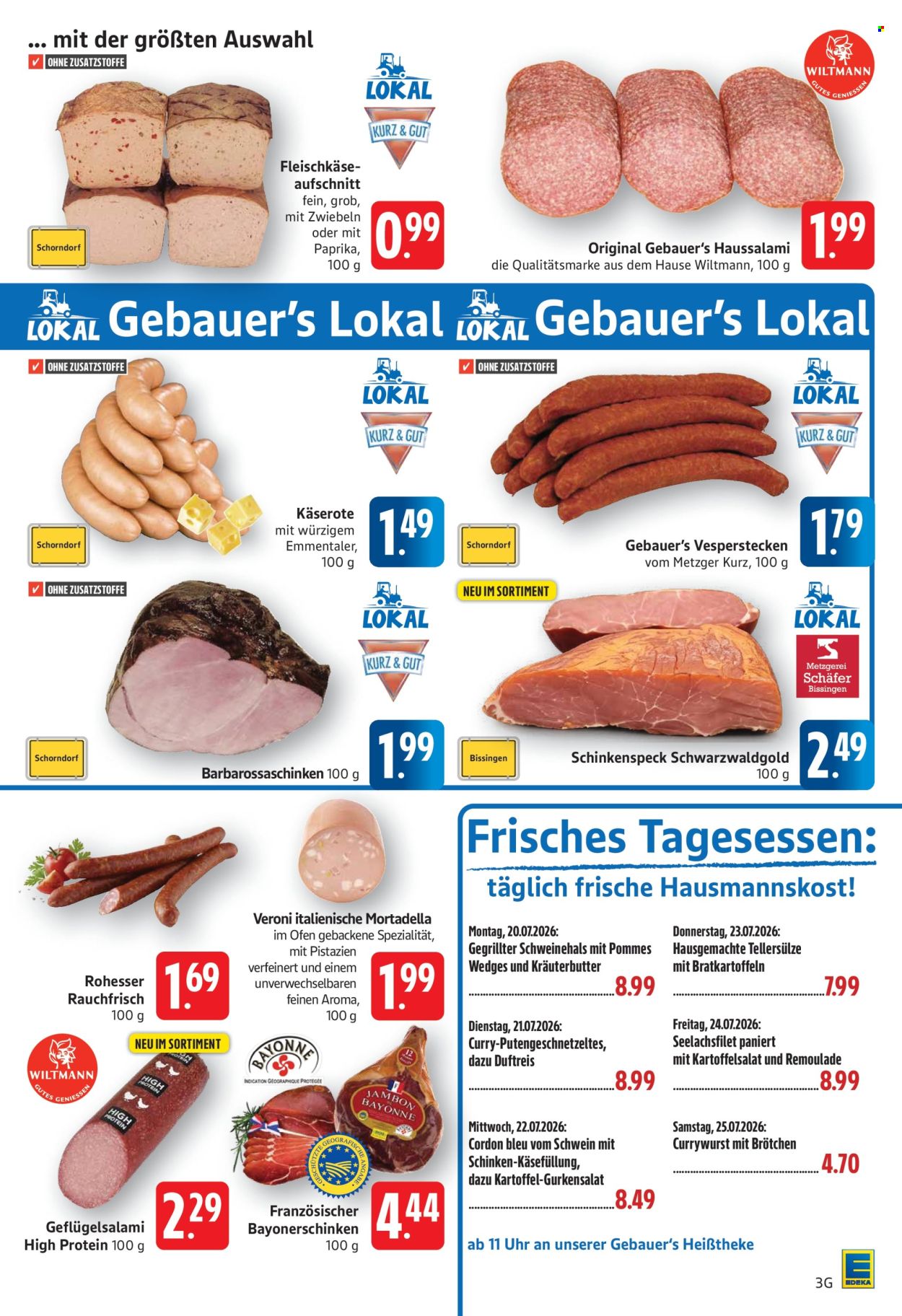 E center Prospekte  - 20.7.2026 - 25.7.2026. Seite 3