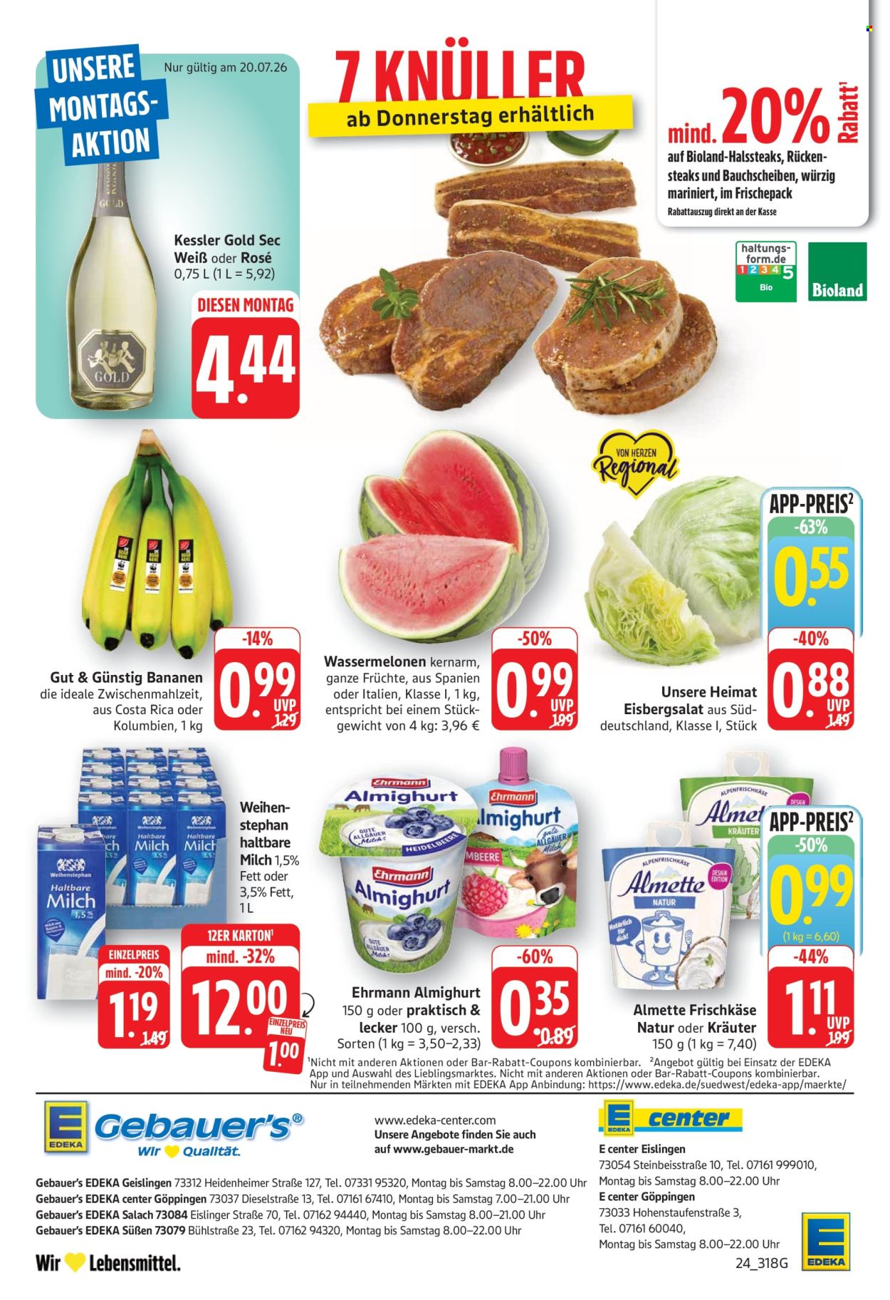 E center Prospekte  - 20.7.2026 - 25.7.2026. Seite 24