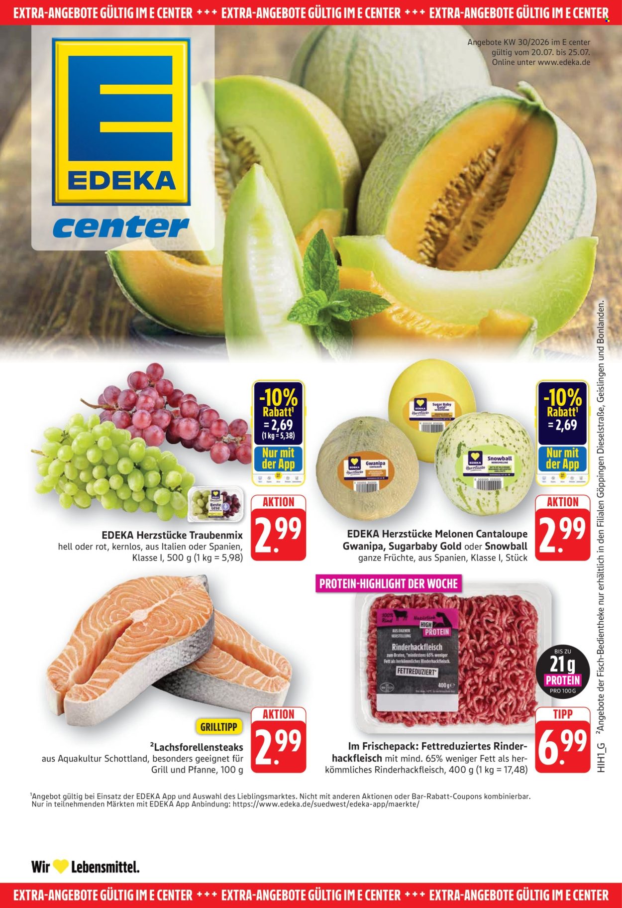 E center Prospekte  - 20.7.2026 - 25.7.2026. Seite 25