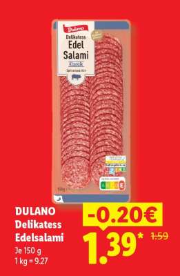 Dulano Delikatess Edelsalami