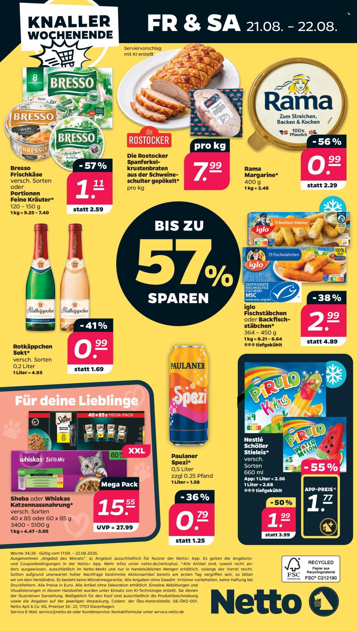 Netto Prospekte  - 17.8.2026 - 22.8.2026. Seite 32