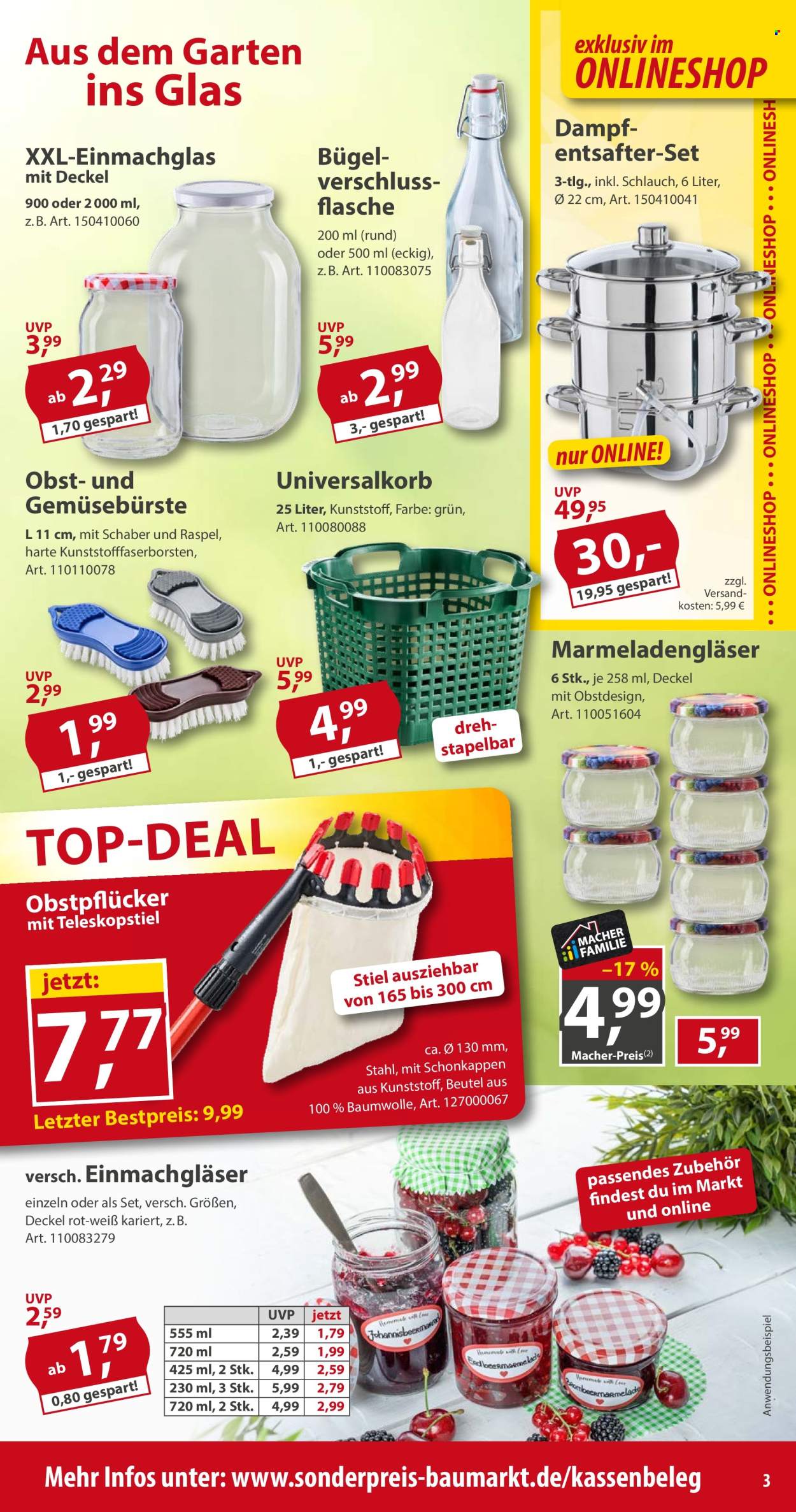 Sonderpreis-Baumarkt Prospekte  - 15.8.2026 - 21.8.2026. Seite 3