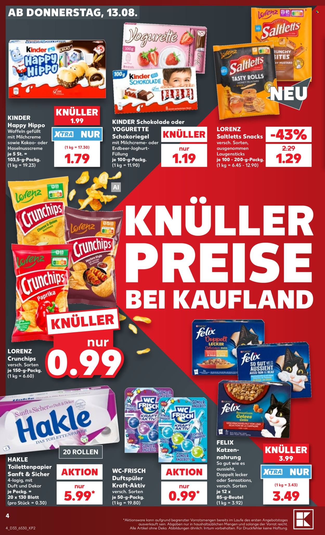 Kaufland Prospekte  - 13.8.2026 - 19.8.2026. Seite 4