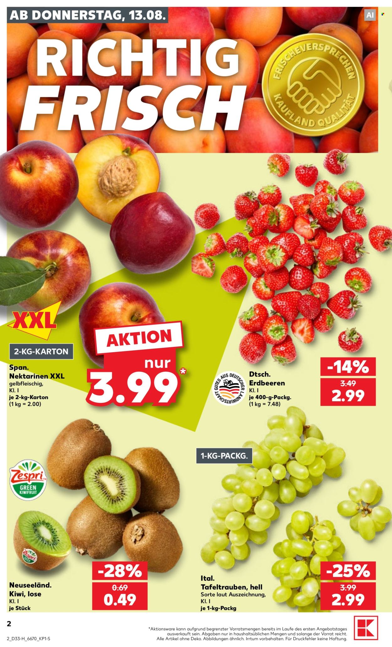 Kaufland Prospekte  - 13.8.2026 - 19.8.2026. Seite 2