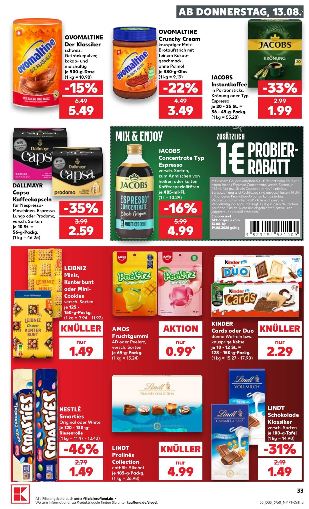 Kaufland Prospekte  - 13.8.2026 - 19.8.2026. Seite 33