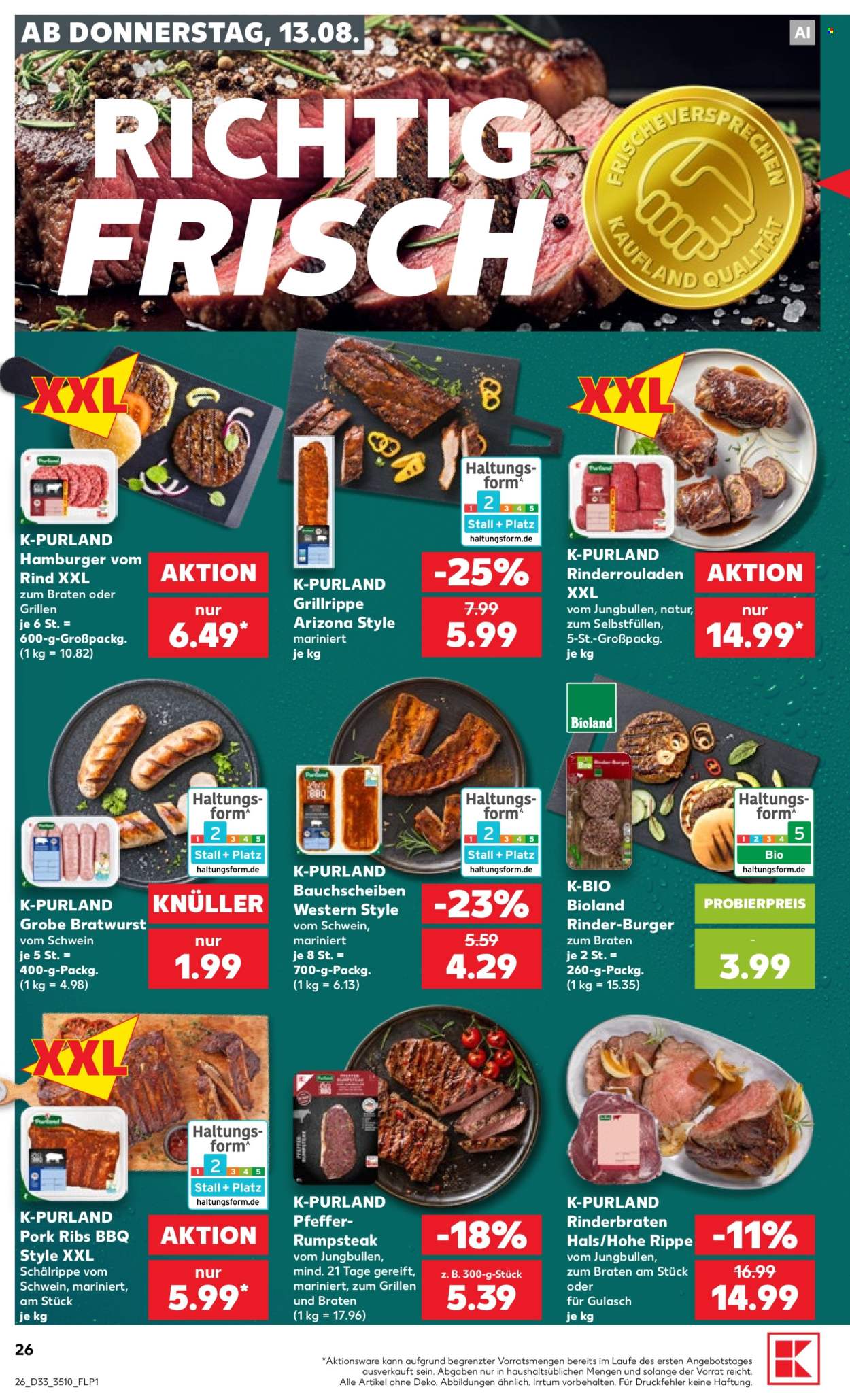 Kaufland Prospekte  - 13.8.2026 - 19.8.2026. Seite 26