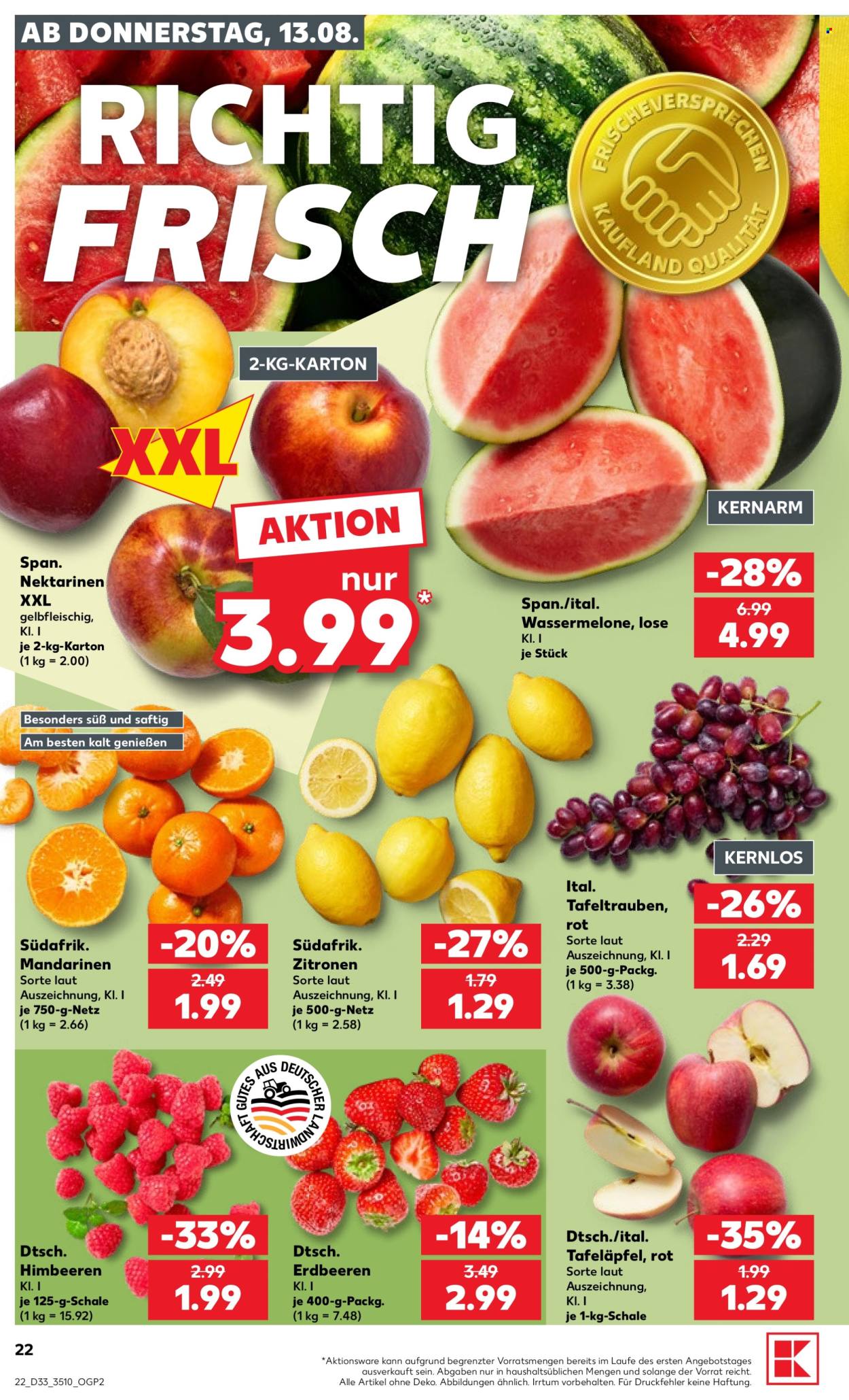 Kaufland Prospekte  - 13.8.2026 - 19.8.2026. Seite 22