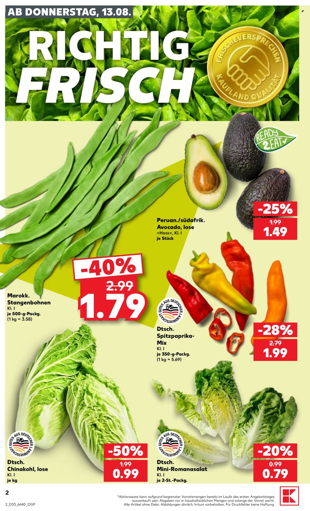 Kaufland Prospekte  - 13.8.2026 - 19.8.2026. Seite 2