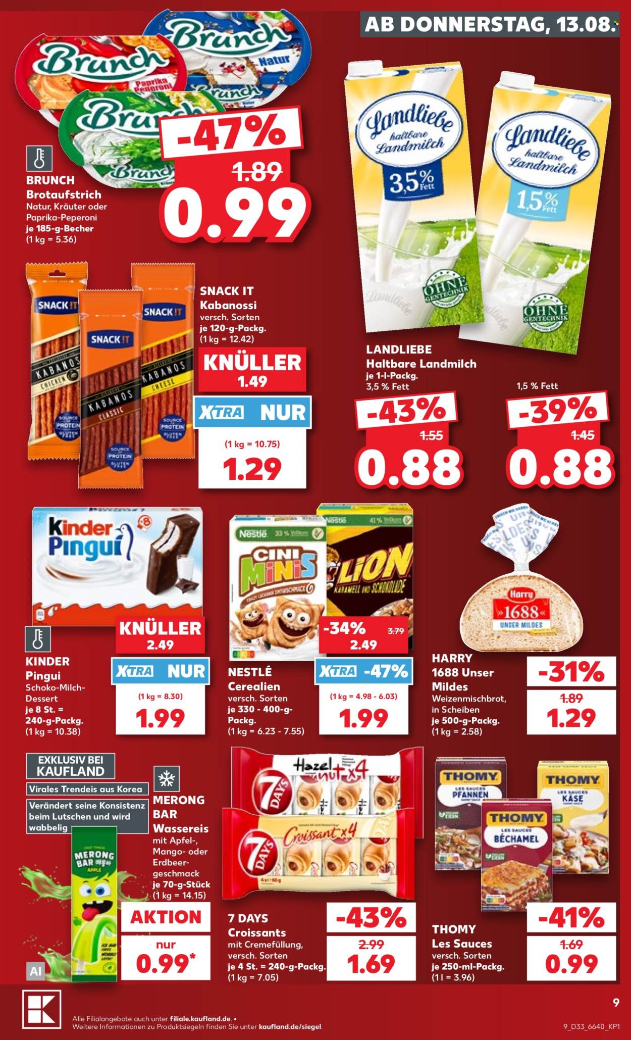 Kaufland Prospekte  - 13.8.2026 - 19.8.2026. Seite 9