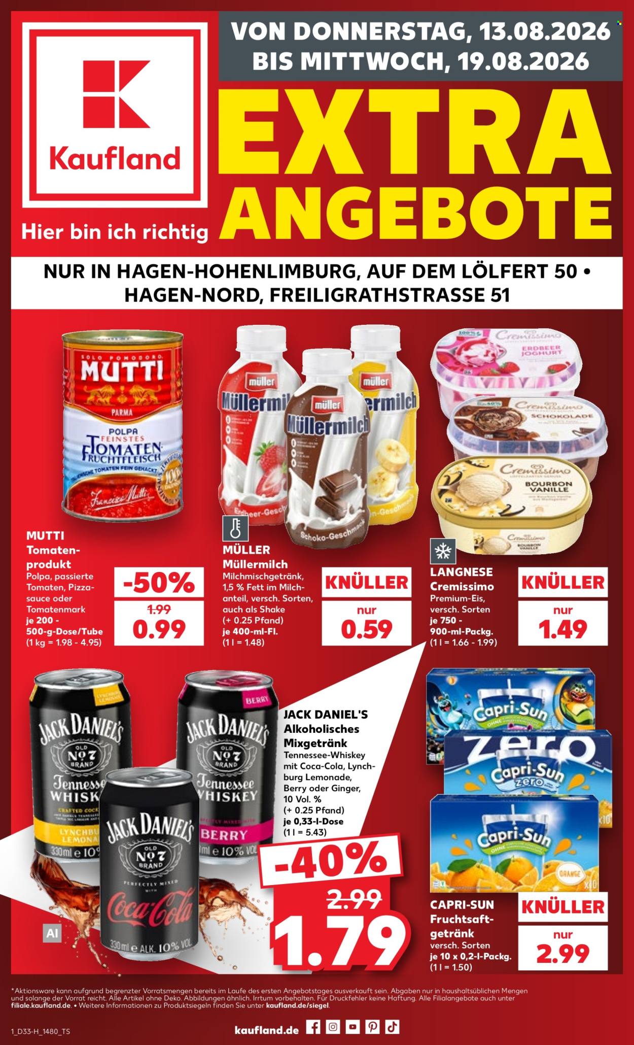 Kaufland Prospekte  - 13.8.2026 - 19.8.2026. Seite 1