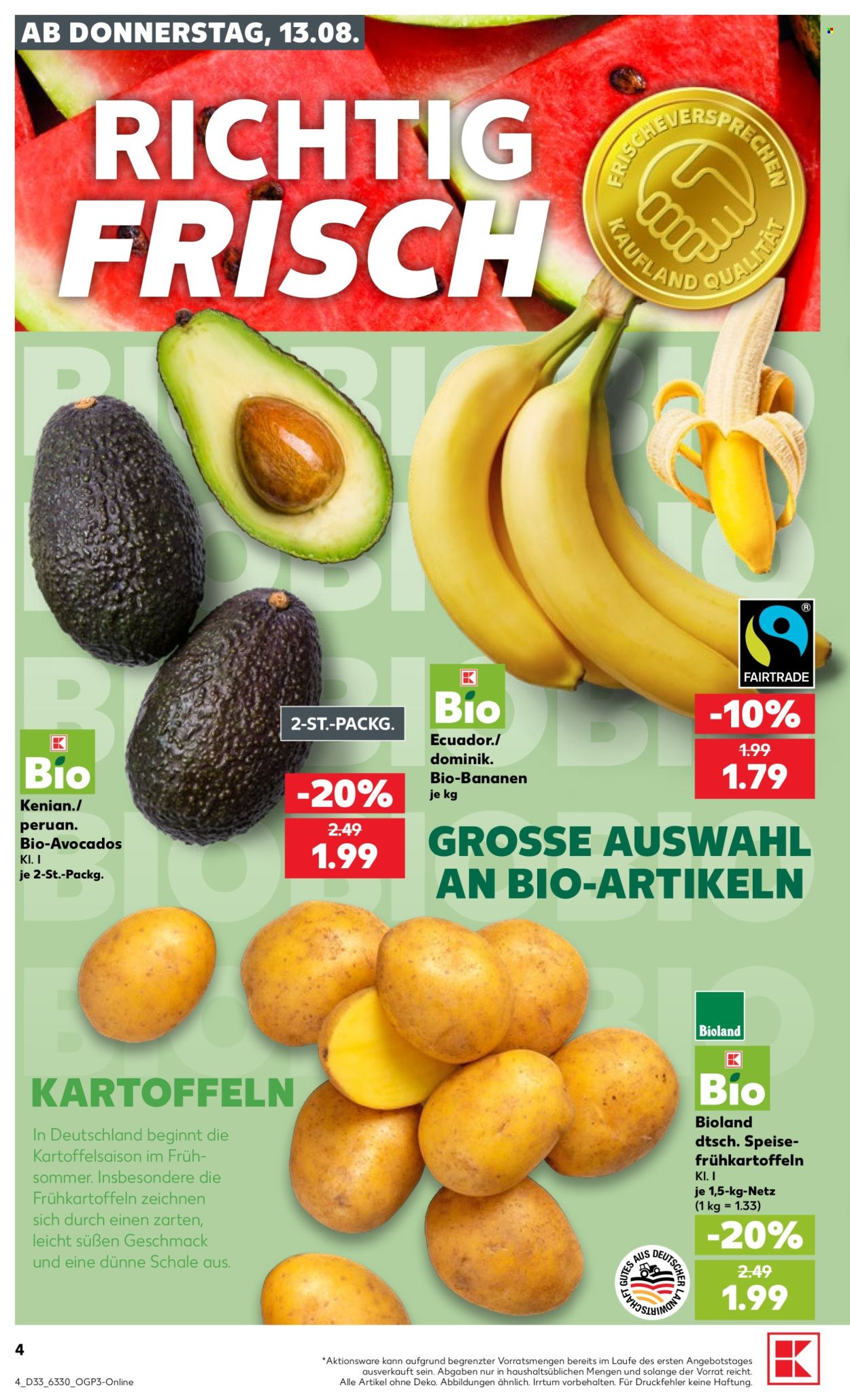 Kaufland Prospekte  - 13.8.2026 - 19.8.2026. Seite 4