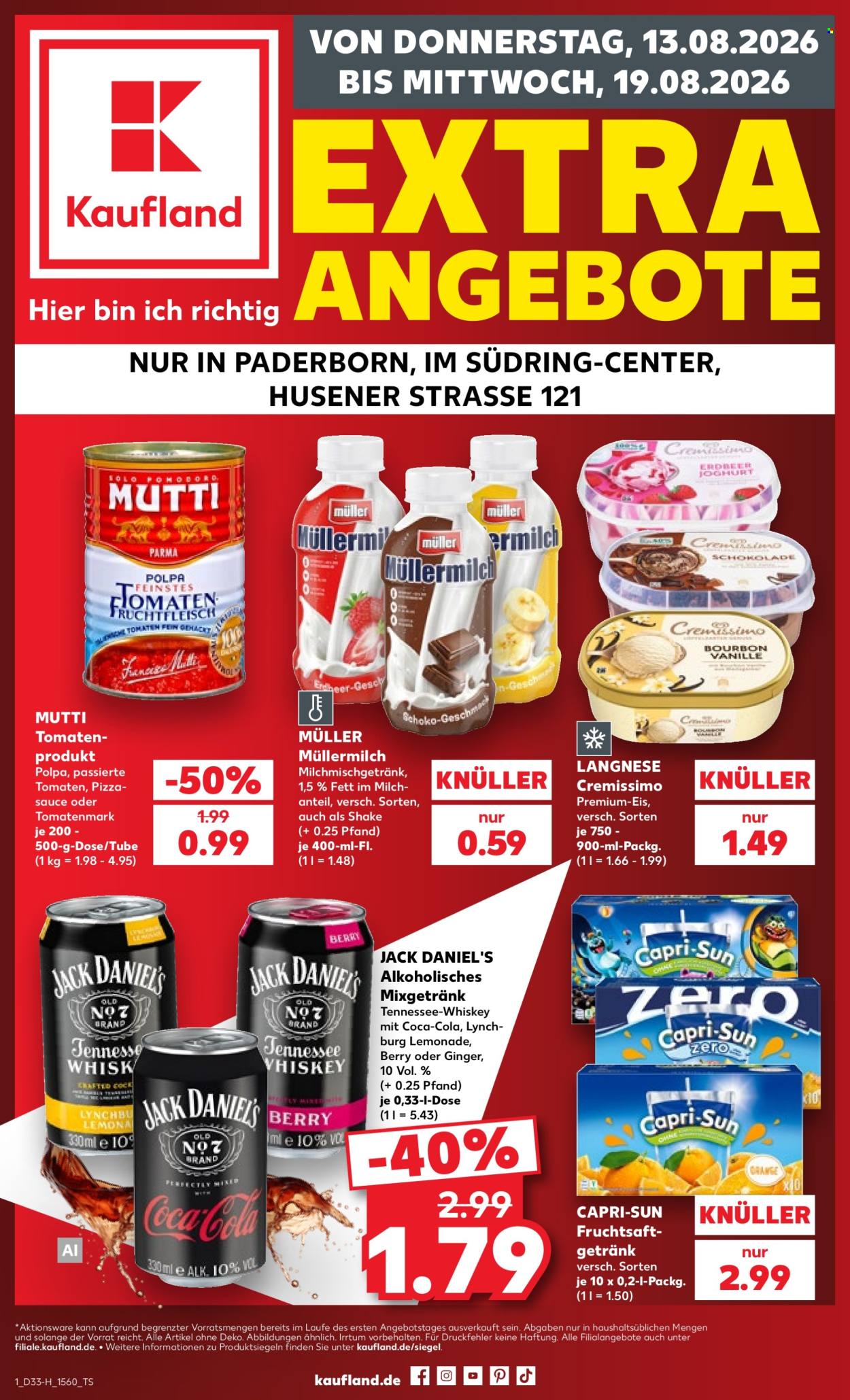Kaufland Prospekte  - 13.8.2026 - 19.8.2026. Seite 1