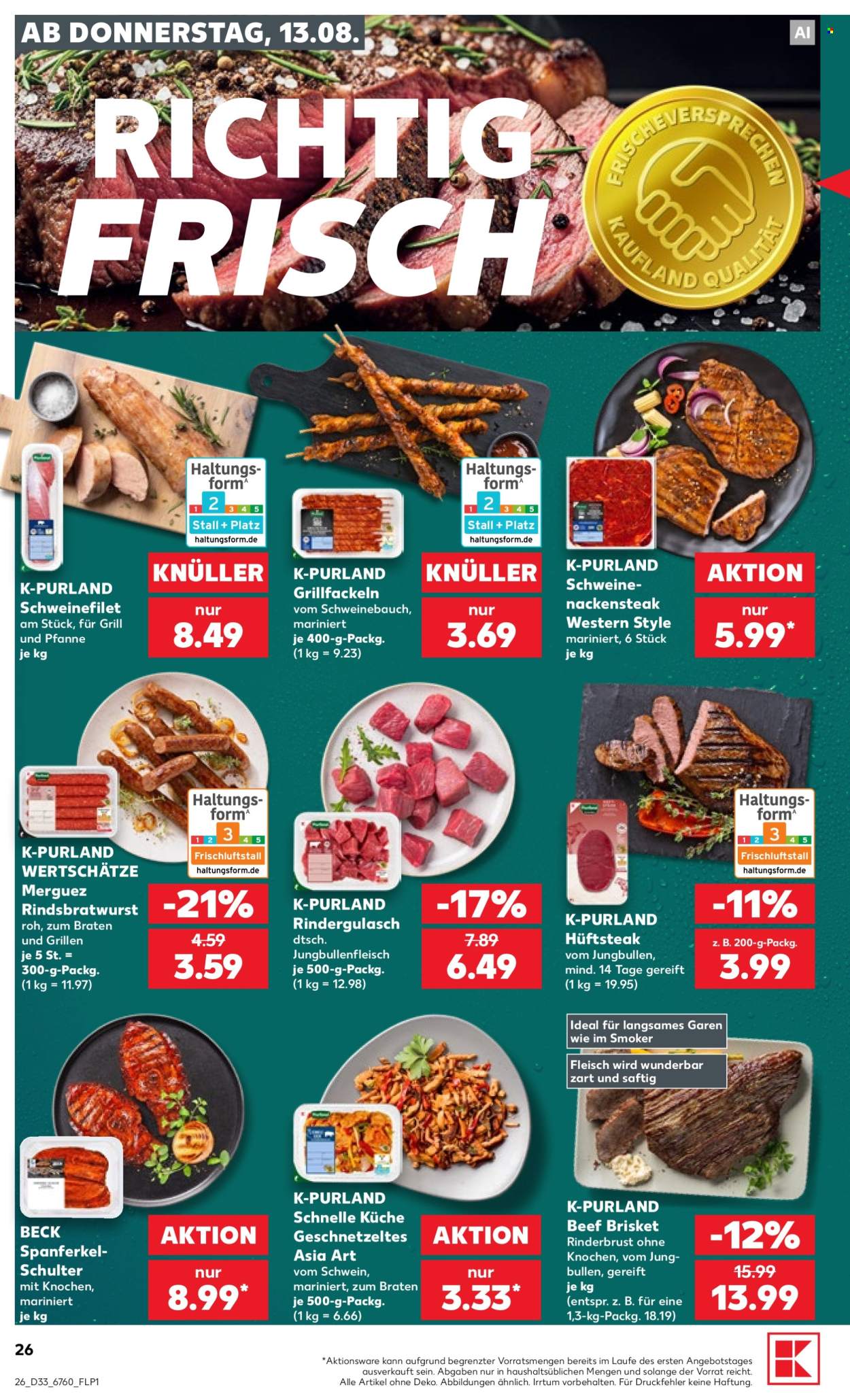 Kaufland Prospekte  - 13.8.2026 - 19.8.2026. Seite 26