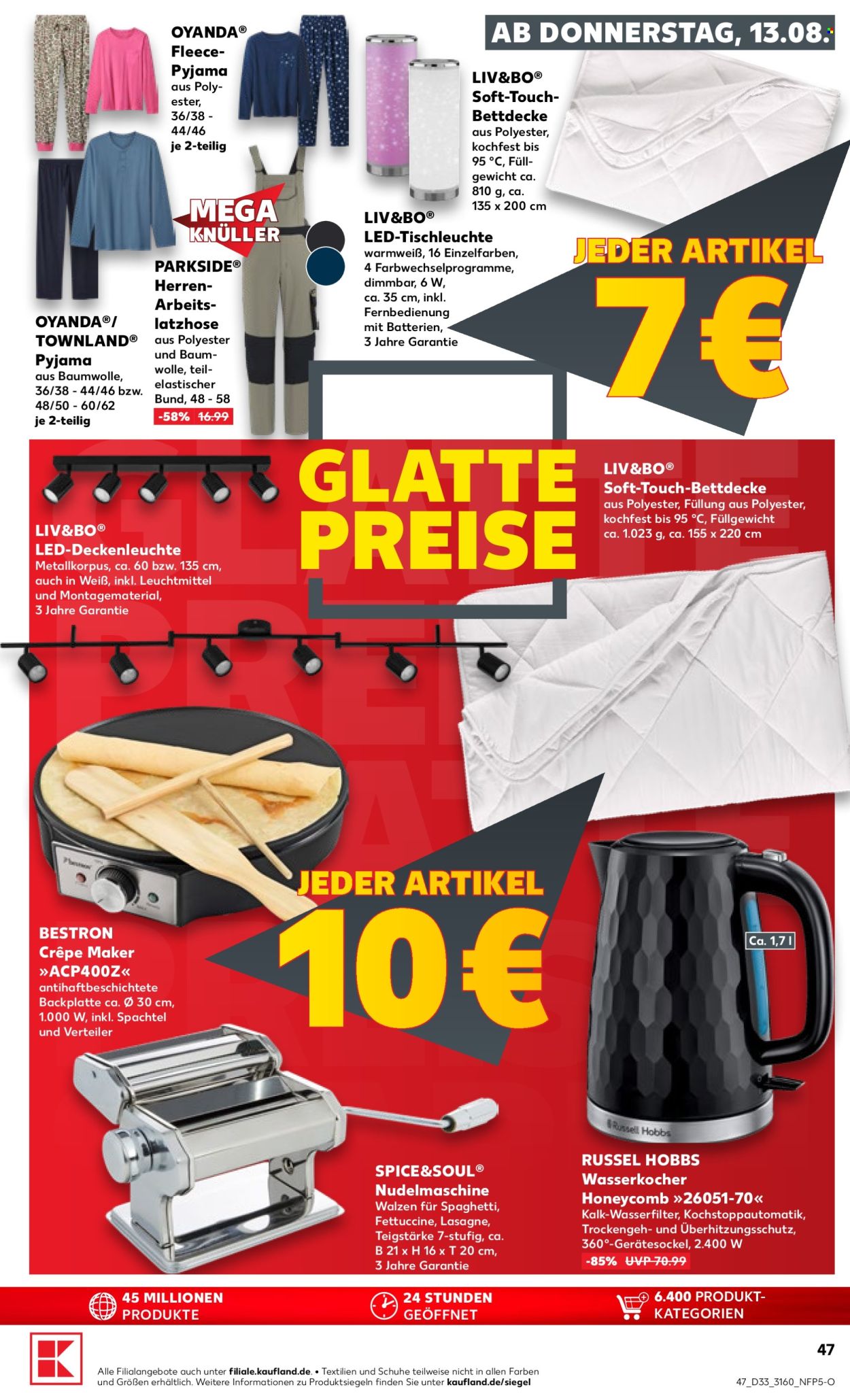 Kaufland Prospekte  - 13.8.2026 - 19.8.2026. Seite 47