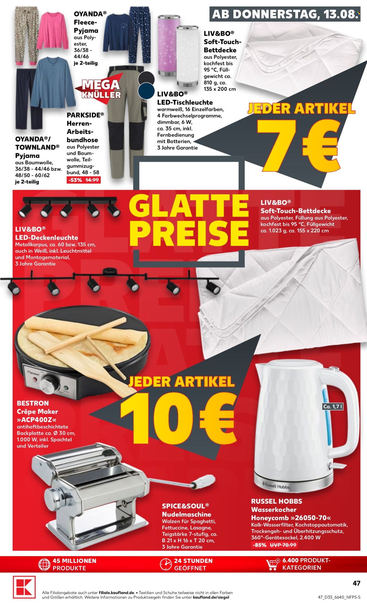 Kaufland Prospekte  - 13.8.2026 - 19.8.2026. Seite 47