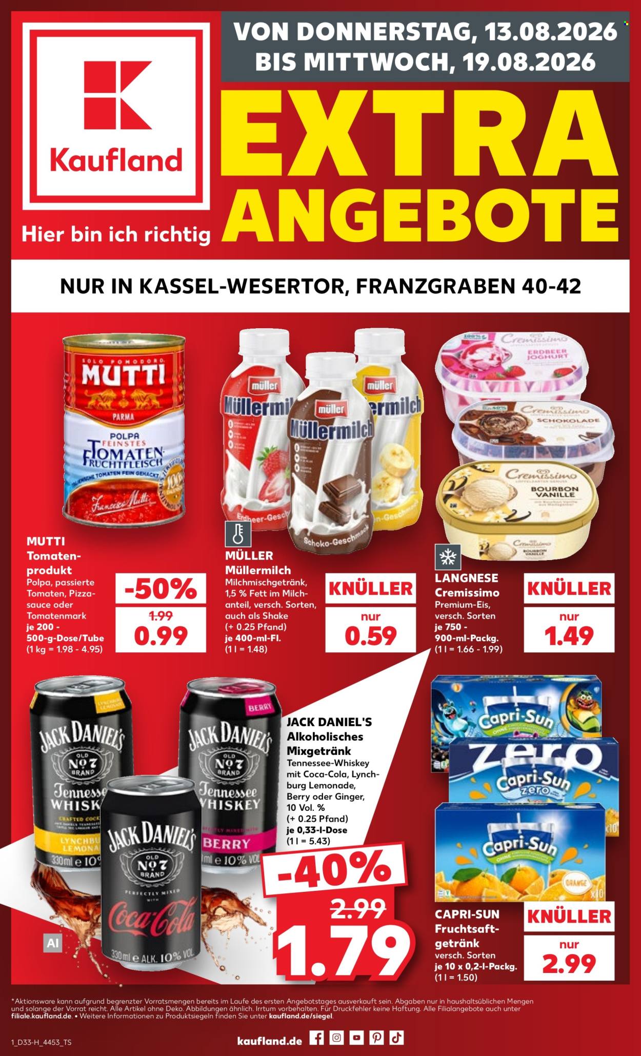 Kaufland Prospekte  - 13.8.2026 - 19.8.2026. Seite 1