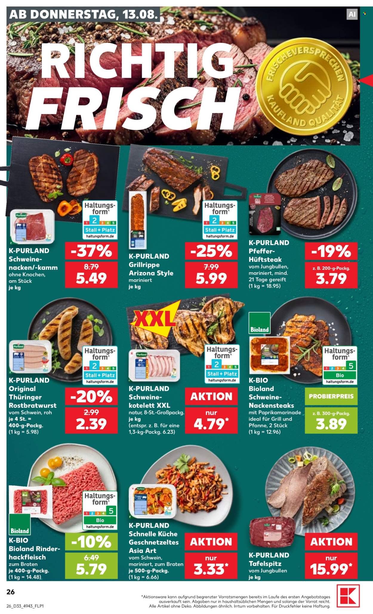 Kaufland Prospekte  - 13.8.2026 - 19.8.2026. Seite 26