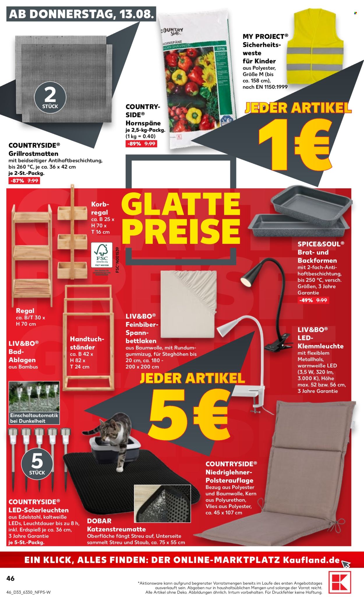 Kaufland Prospekte  - 13.8.2026 - 19.8.2026. Seite 46