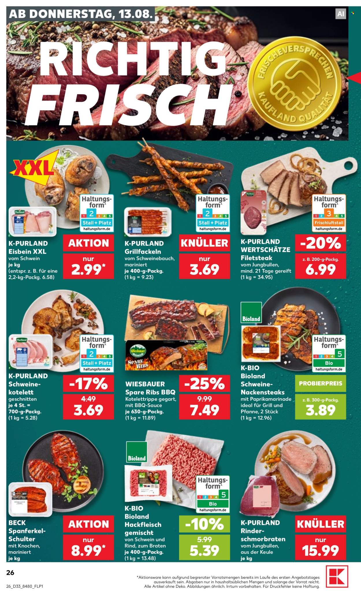 Kaufland Prospekte  - 13.8.2026 - 19.8.2026. Seite 26