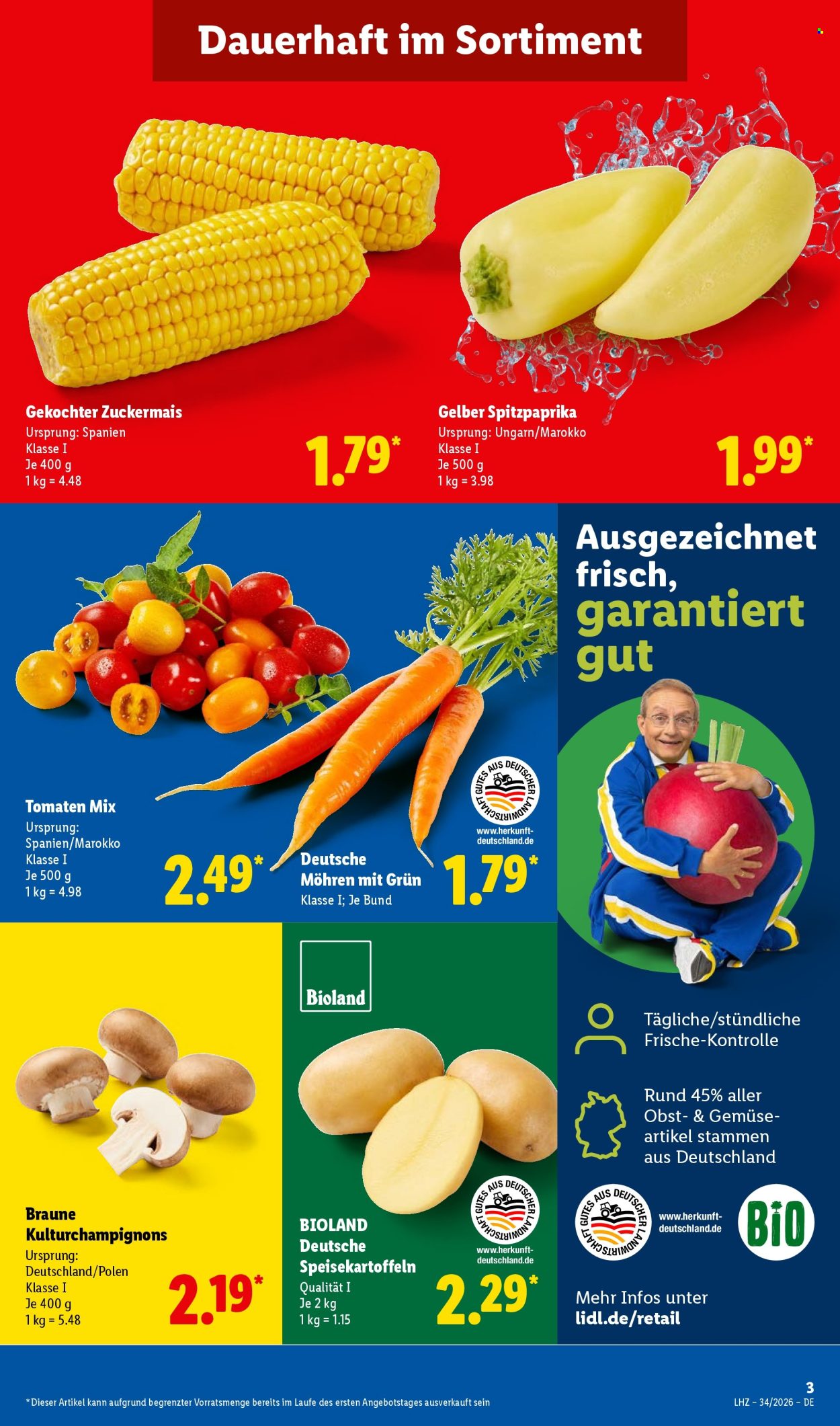 Lidl Prospekte  - 17.8.2026 - 22.8.2026. Seite 3