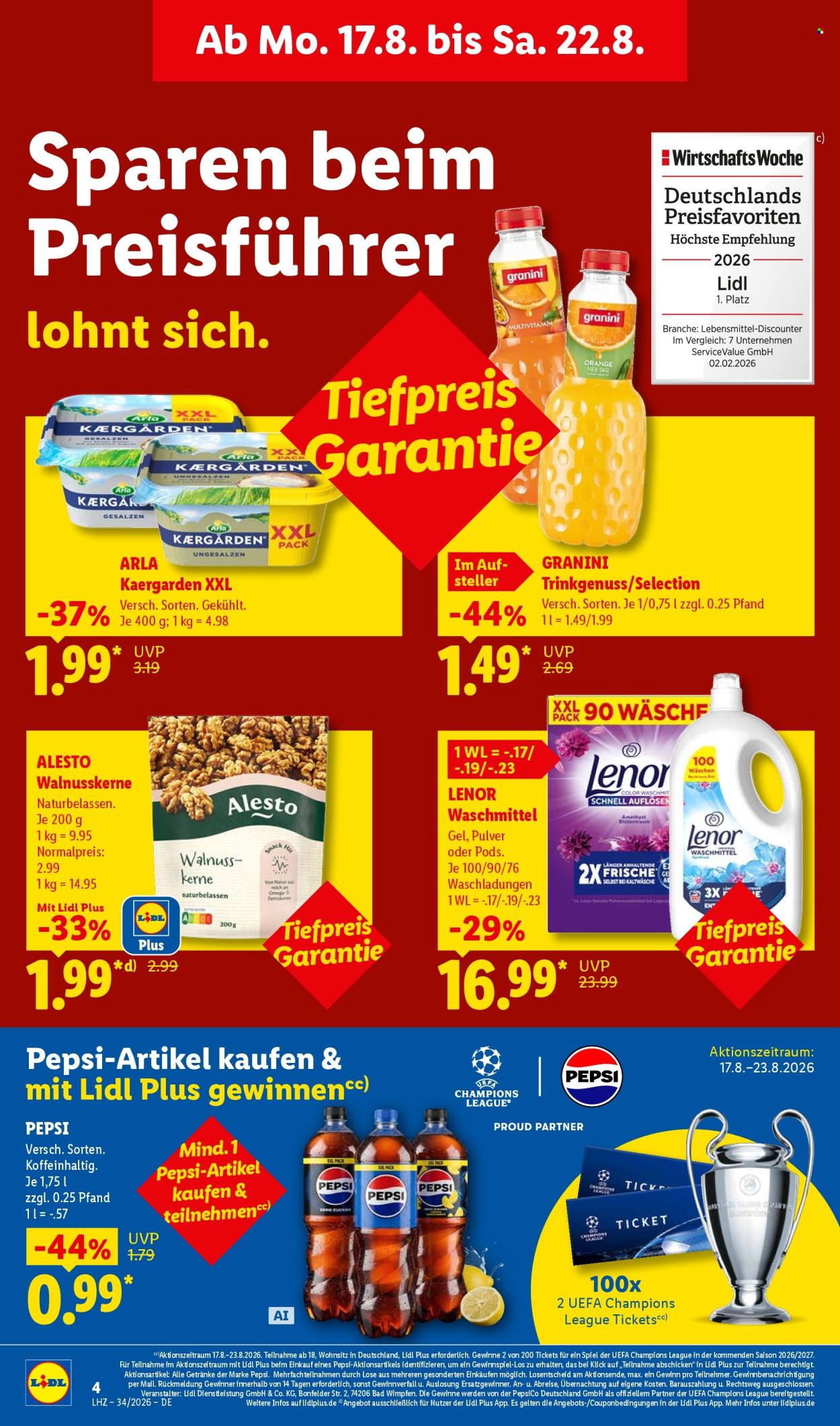 Lidl Prospekte  - 17.8.2026 - 22.8.2026. Seite 12