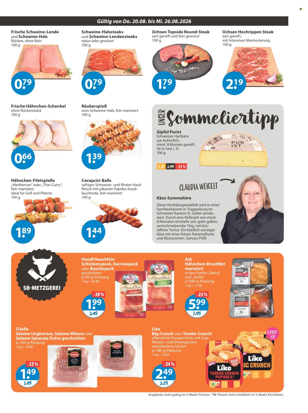 V-Markt Prospekte  - 20.8.2026 - 26.8.2026. Seite 3