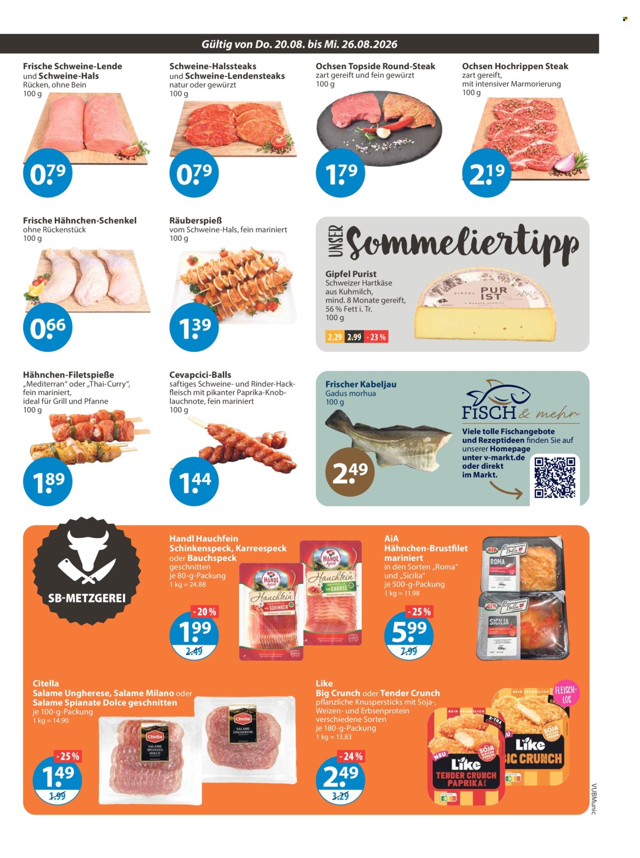 V-Markt Prospekte  - 20.8.2026 - 26.8.2026. Seite 3