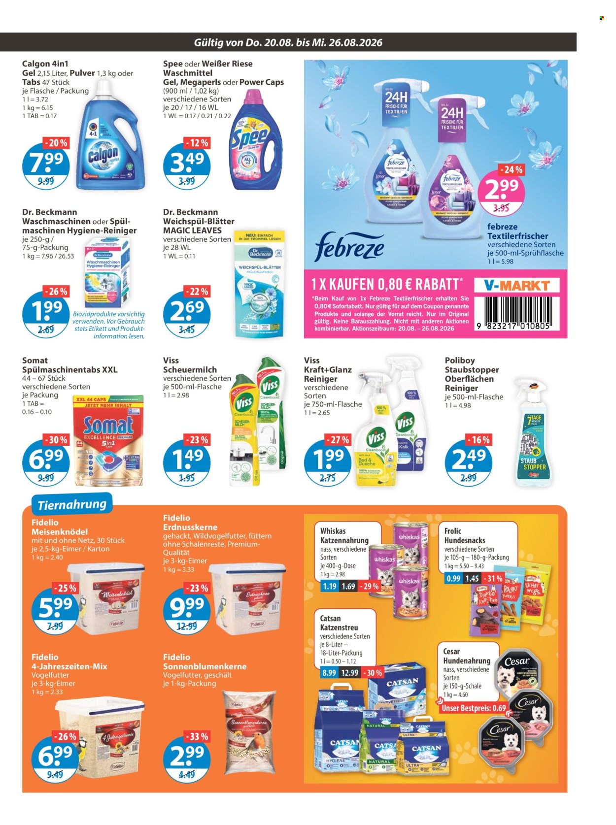 V-Markt Prospekte  - 20.8.2026 - 26.8.2026. Seite 11