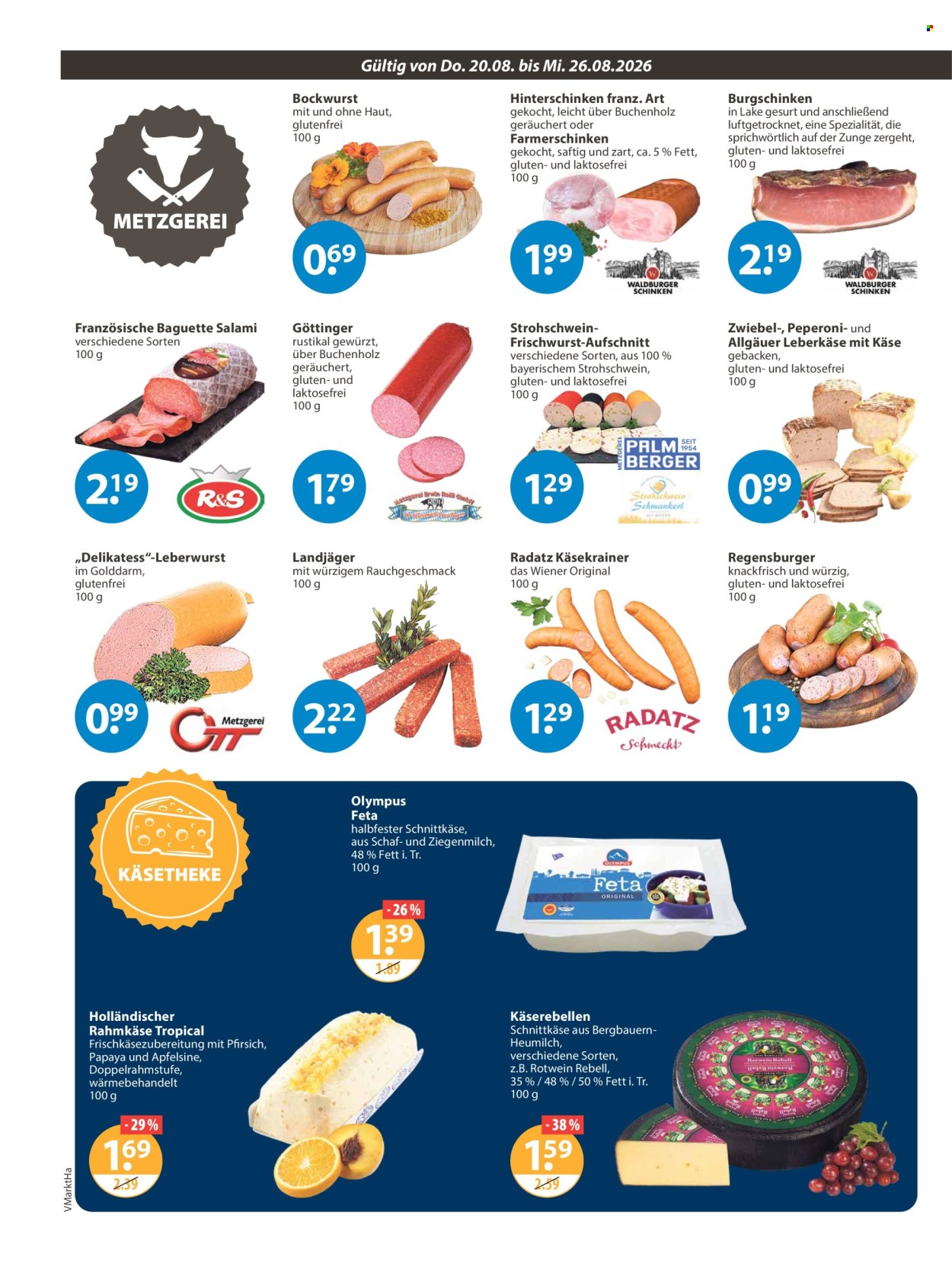 V-Markt Prospekte  - 20.8.2026 - 26.8.2026. Seite 2