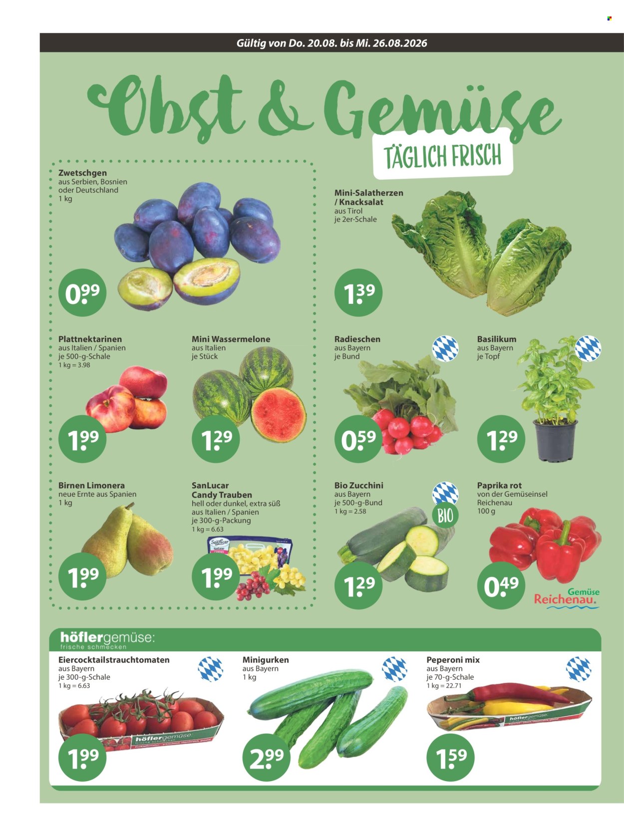 V-Markt Prospekte  - 20.8.2026 - 26.8.2026. Seite 4