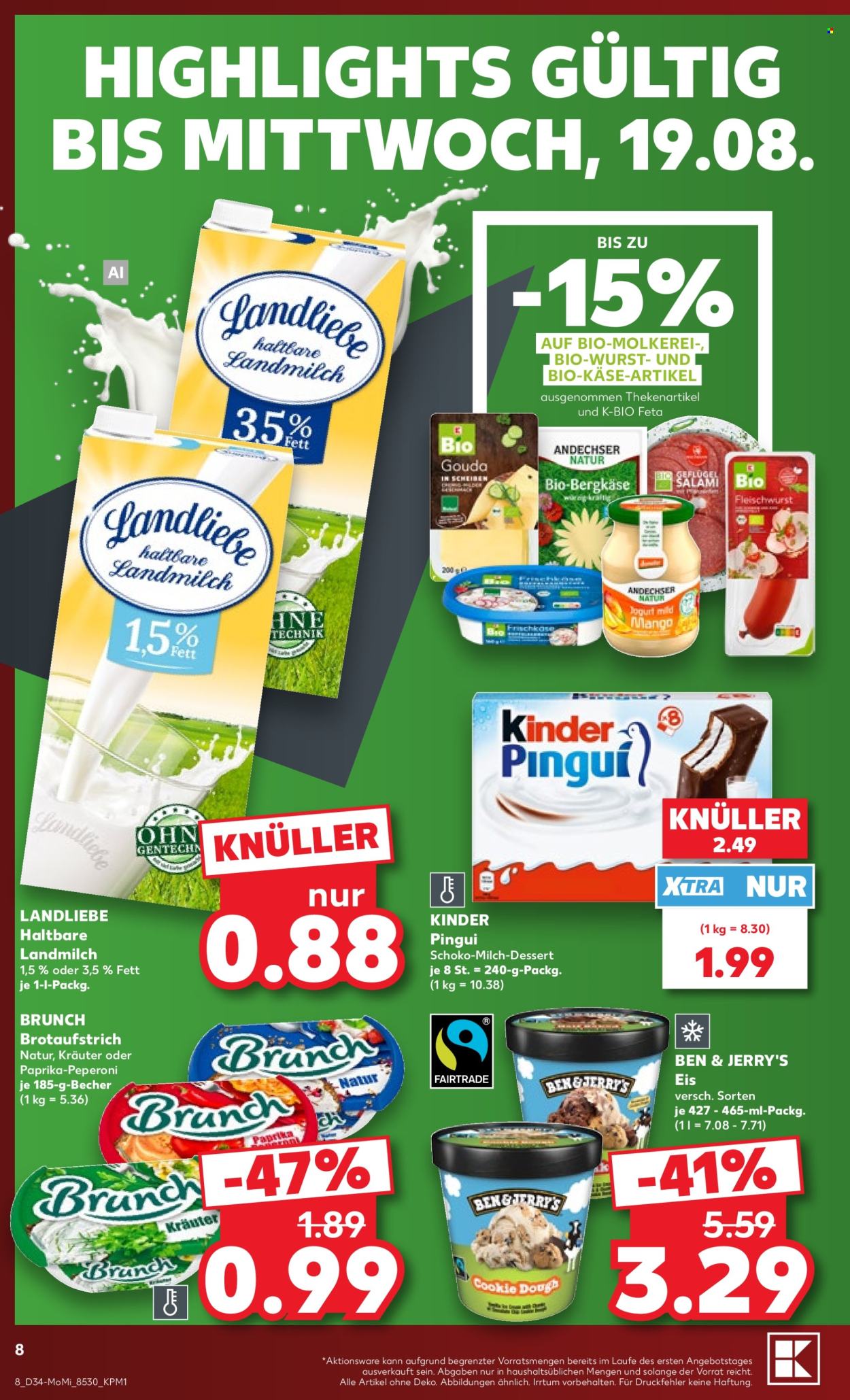 Kaufland Prospekte  - 17.8.2026 - 19.8.2026. Seite 8